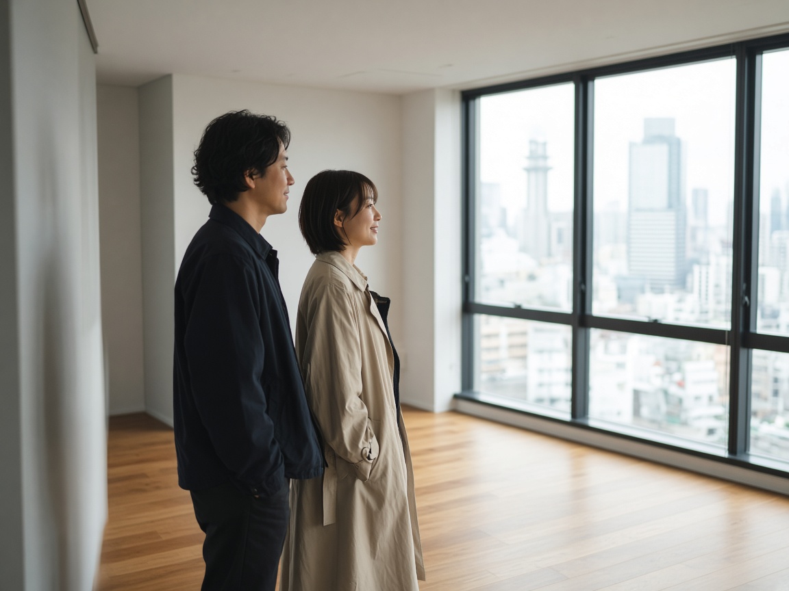 A couple viewing an apartment (AI-generated image)